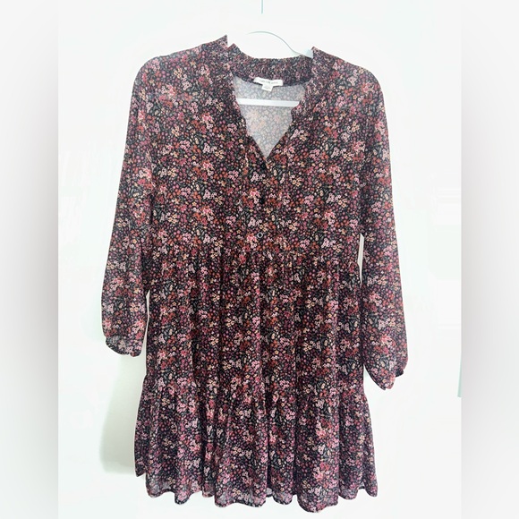 American Eagle Outfitters Dresses & Skirts - American Eagle Outfitters Black and Pink Floral Dress